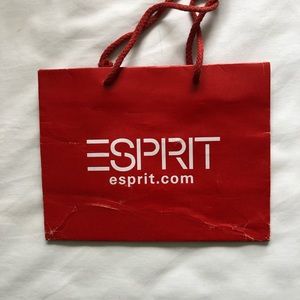 Two paper shopping gift bags